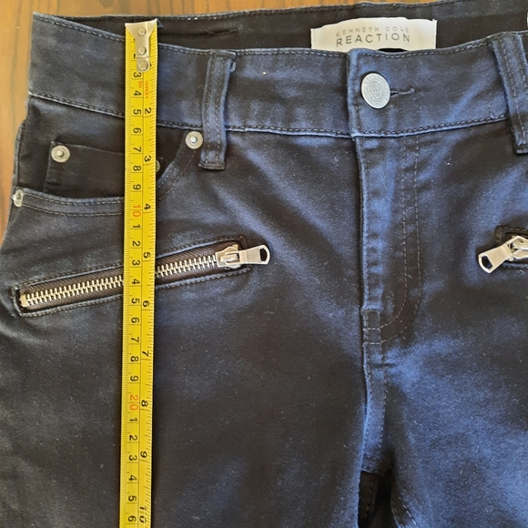 Kenneth Cole Reaction Black Skinny Jeans Size 4 - Picture 7 of 9